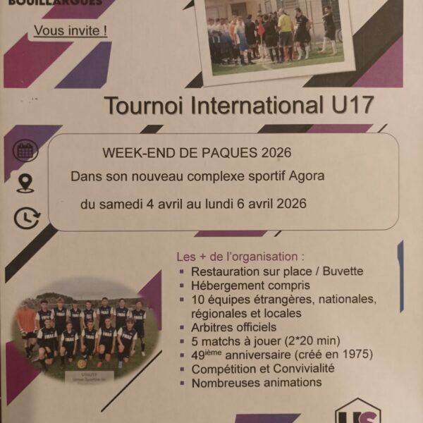 Tournoi International 2026 U17 de l’US Bouillargues