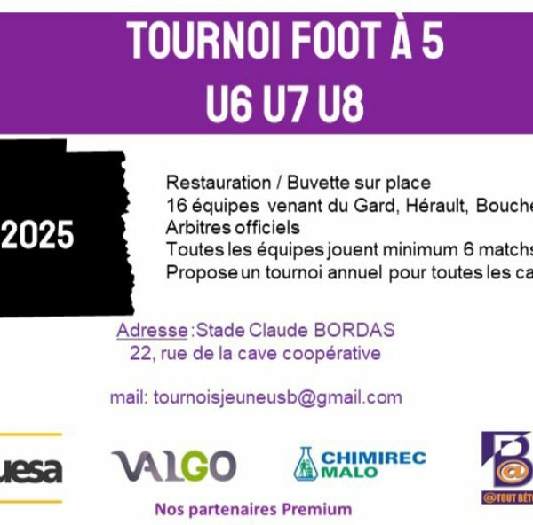 Tournois U6, U7 et U8 de l’US Bouillargues