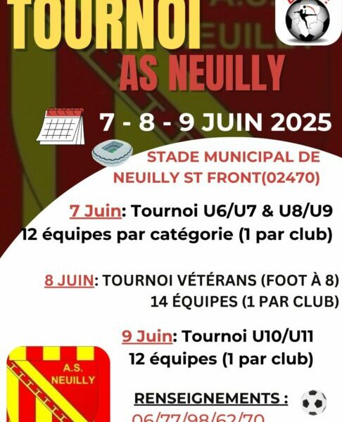 Tournoi U11 de l’AS Neuilly – Neuilly-Saint-Front