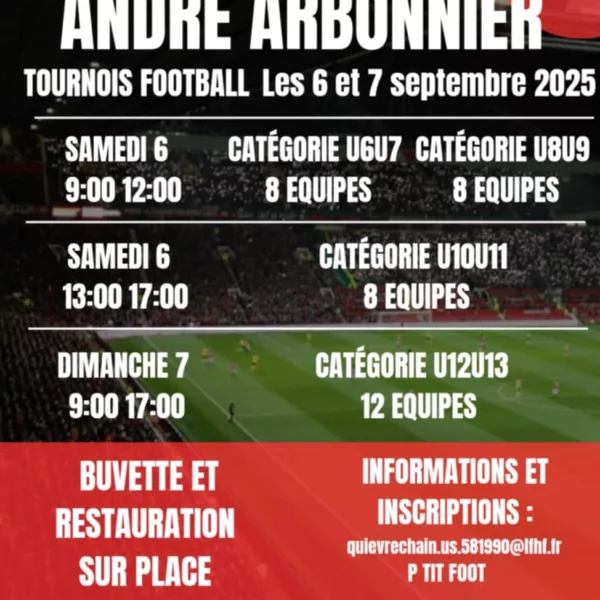 Tournoi U13 de l’US Quiévrechain