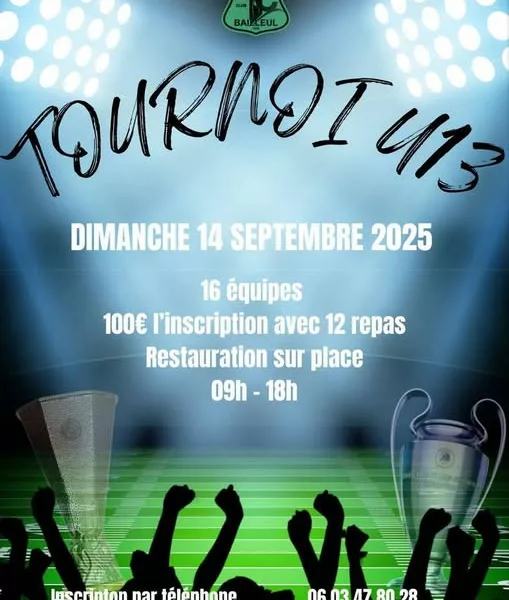 Tournoi 2025 U13 Bailleul