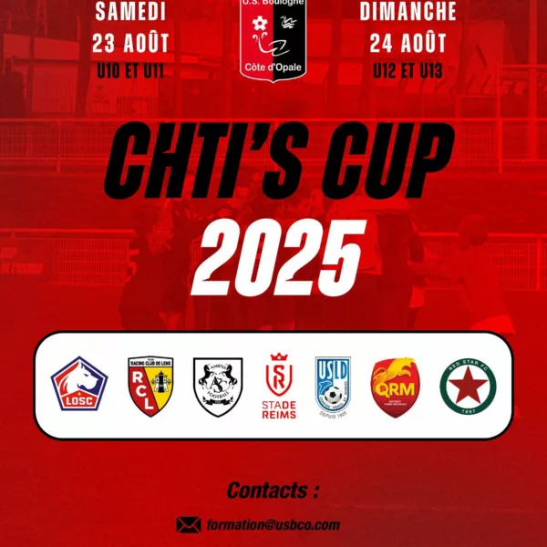 Chti’s Cup 2025 U12 & U13 de l’US Boulogne Côte d’Opale – Boulogne-sur-Mer