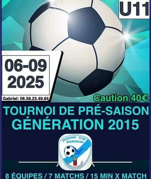 Tournoi 2025 U11 du SC Bourguesan Bourg-Saint-Andéol