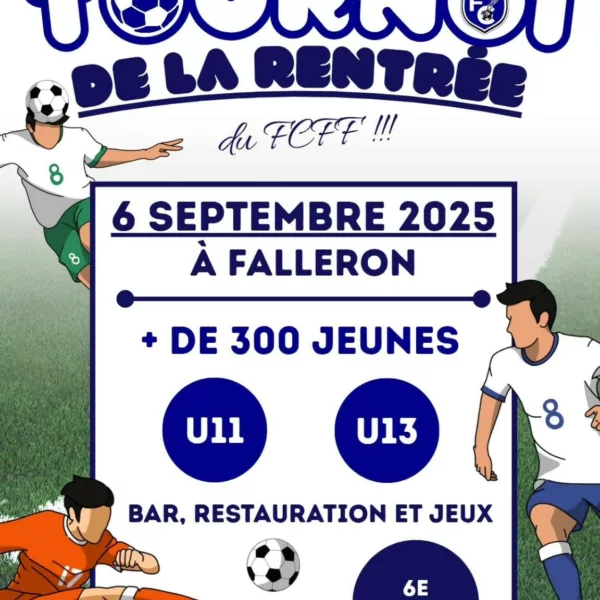 Tournoi de la Rentrée 2025 U11 & U13 du FCFF – Falleron