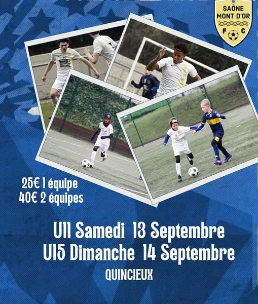 Tournoi de reprise 2025 U15 du Saône Mont d’Or FC – Quincieux