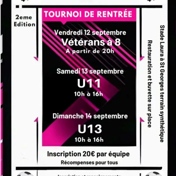 Tournoi 2025 U13 de l’Olympique Nord Dauphiné – Saint-Georges-d’Espéranche