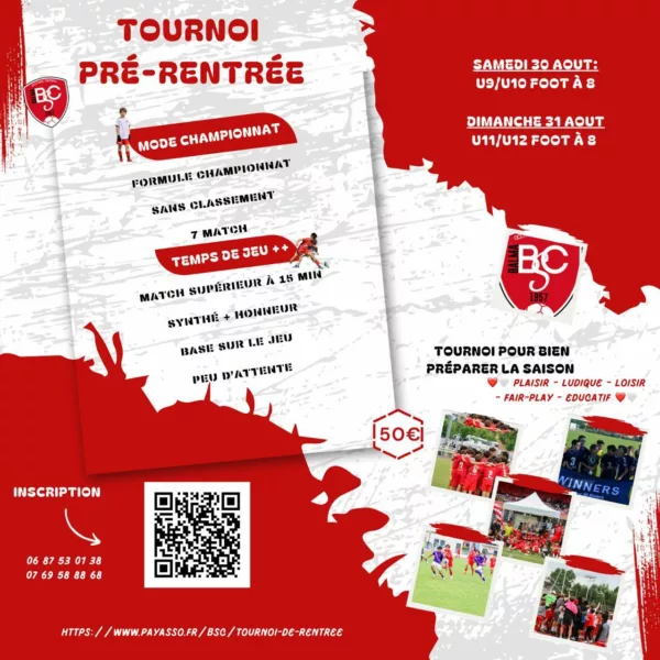 Tournoi de Pré-rentrée U11 & U12 du Balma SC