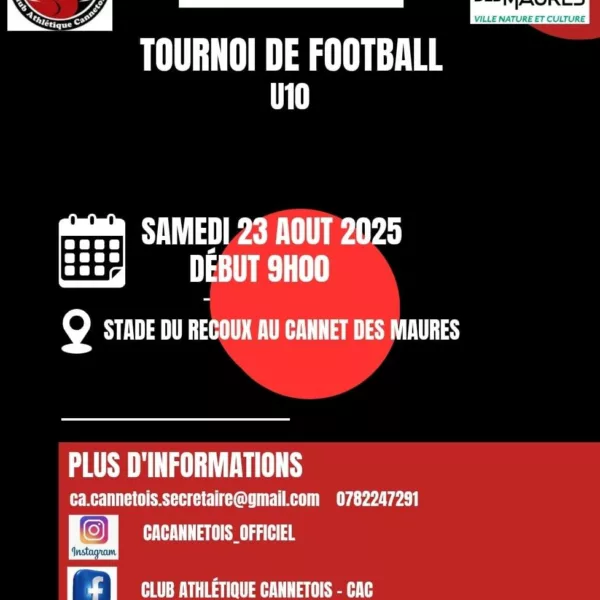 Tournoi 2025 U10 du CA Cannetois – Le Cannet-des-Maures