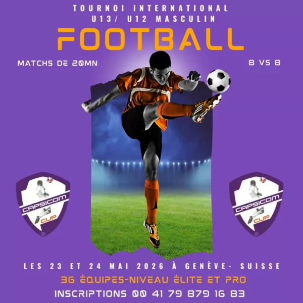 Tournoi international CapsiCom 2026 U13 – Genève
