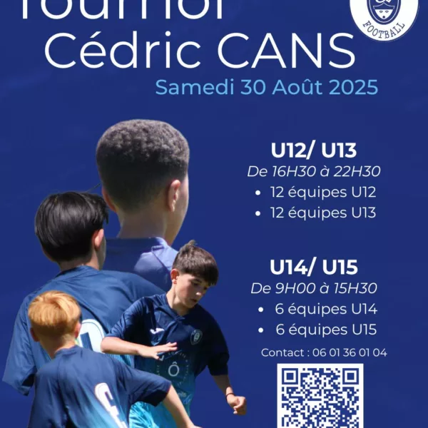 Tournoi Cédric Cans 2025 U12, U13, U14 & U5 de la Clermontoise Football – Clermont