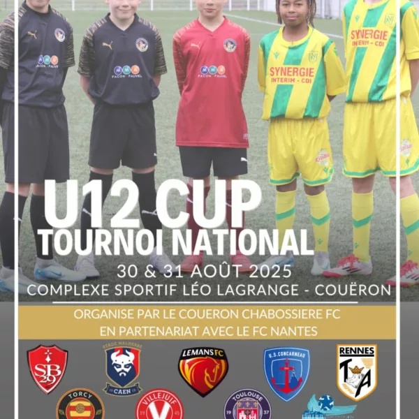 U12 Cup 2025 Tournoi National du Couëron Chassebossière FC – Couëron