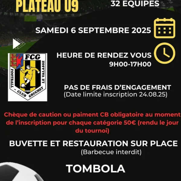 Tournois 2025 U9, U11 & U13 du FC Gruchet-le-Valasse