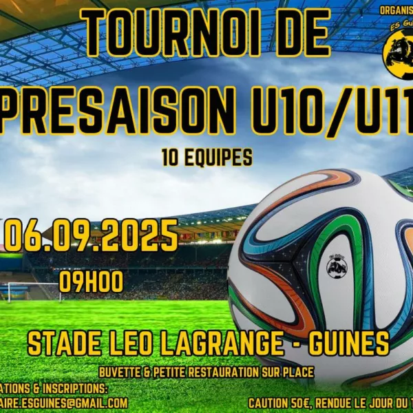 Tournoi de pré-saison 2025 U11 de l’ES Guînes