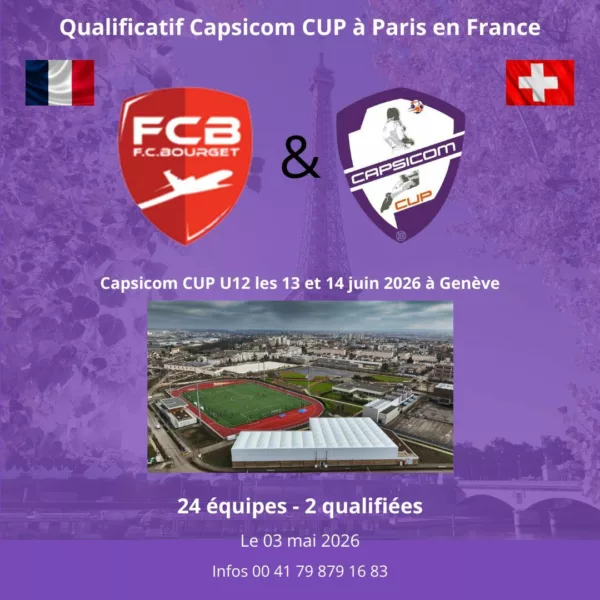 Capsicom Cup 2025 U12 Qualificatif Ile de France – Le Bourget