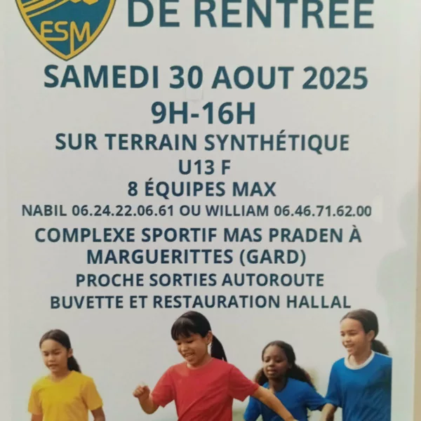 Tournoi de Rentrée 2025 U13F de l’ES Marguerittes