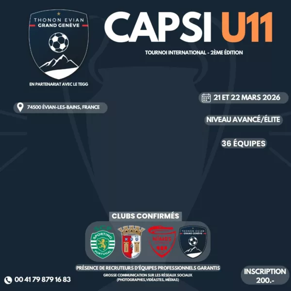 Capsi 2026 U11 – Évian-les-Bains