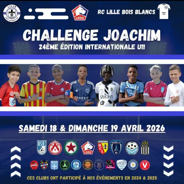 Challenge Joachim 2026 U11 des Bois Blancs RC – Lille
