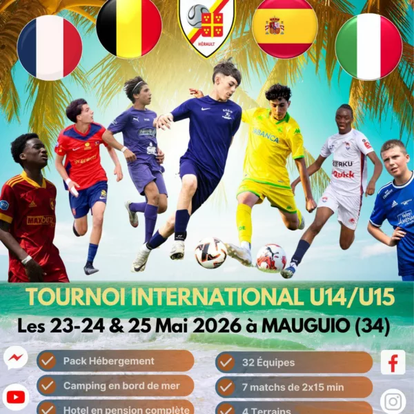 Copa Melgueil 2026 U15 de l’US Mauguio-Carnon – Mauguio