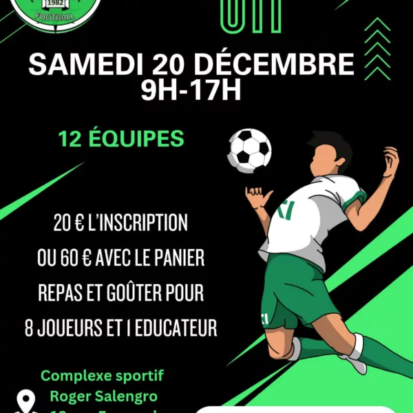 Tournoi Futsal 2025 U11 de l’USAC Somain