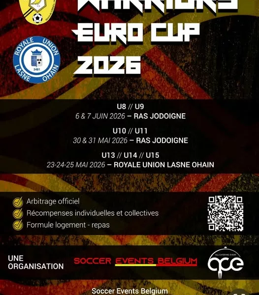 Warriors euro cup 2026 U15 – Jodoigne