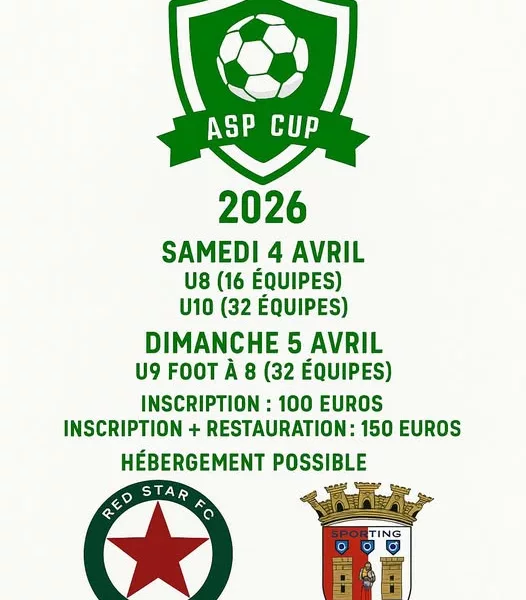 ASP Cup 2026 U8 & U10 de l’As Pignan