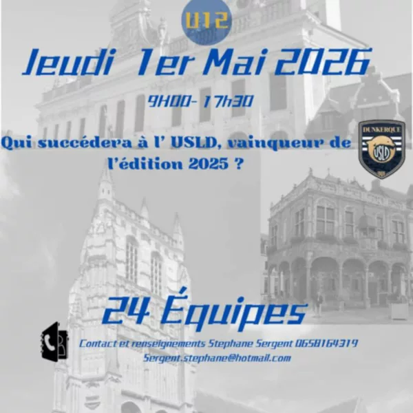 Tournoi Laurent Hervé 2026 U12 de l’OSA Football -Aire-sur-la-Lys