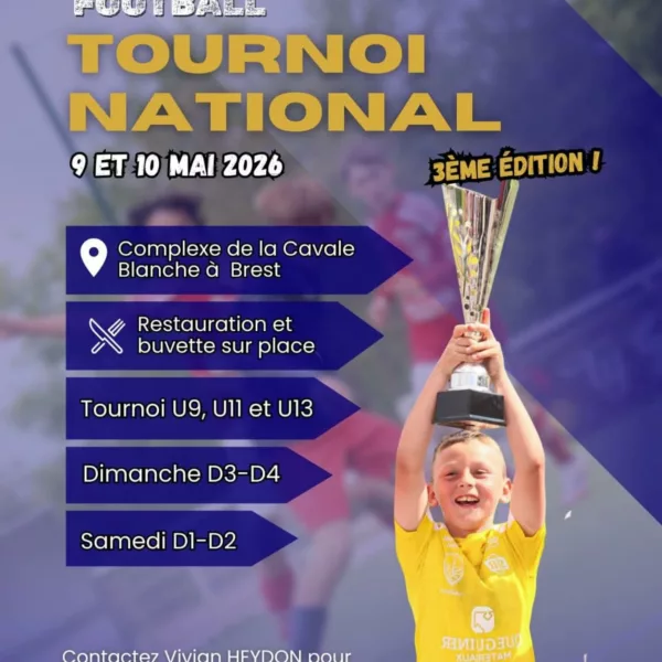 Tournoi National 2026 U9, U11 & U13 Niveau D3 & D4 de l’ASPTT Brest