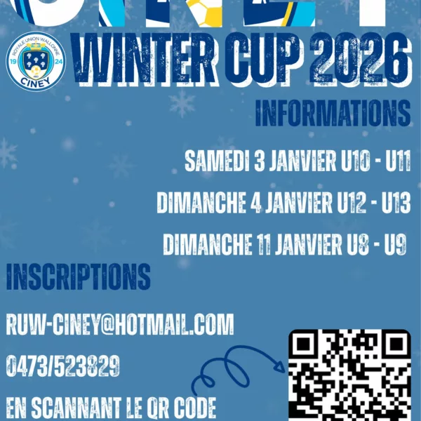 Winter Cup 2026 Cup U8 & U9 – Ciney