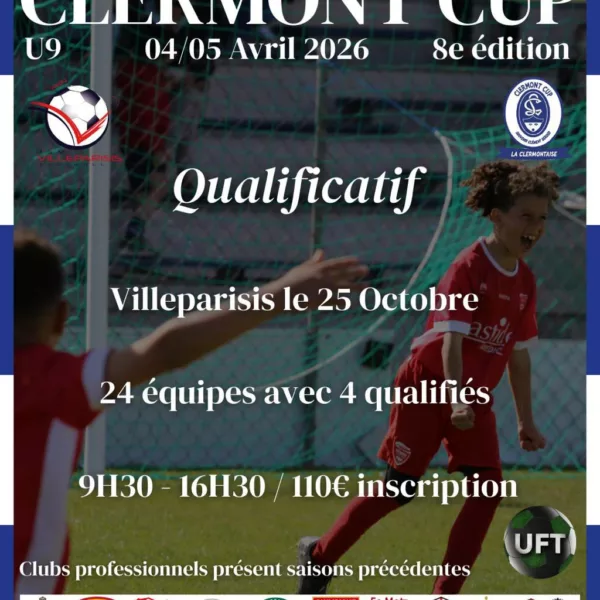 Clermont’Cup 2026 Qualificatif U9 – Villeparisis