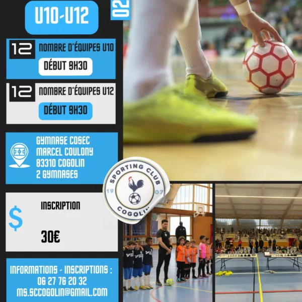 Tournoi Futsal 2025 U10 & U12 du SC Cogolin