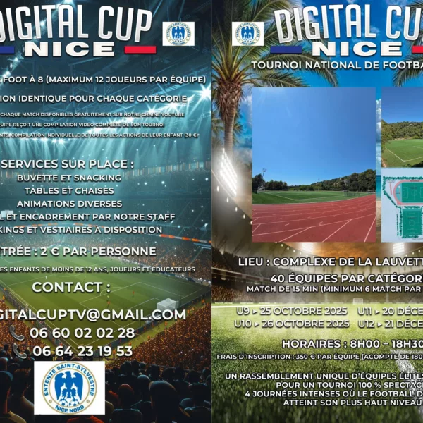 Digital Cup 2025 U12 de l’Entente saint-Sylvestre Nice Nord
