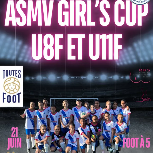 ASDMV Girl’s Cup 2026 U8F, U11F & U15F de l’AS Mar Vivo – La Seyne-sur-Mer