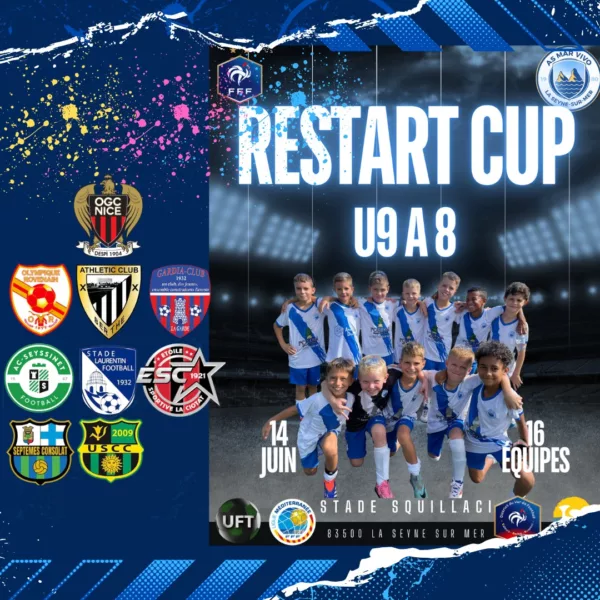 Restart Cup 2026 U9 de l’AS Mar Vivo – La Seyne-sur-Mer