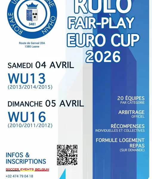 Rulo Fair-play Girls Euro Cup 2026 U16F de Lasne