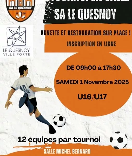 Tournoi en salle 2025 U17 du SA Le Quesnoy