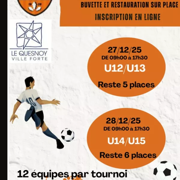 Tournoi en salle 2025 U15 du SA Le Quesnoy