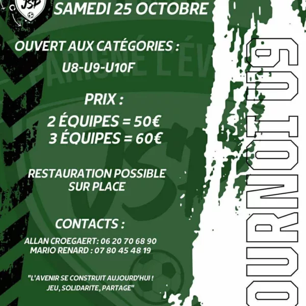 Tournoi 2025 U9 du Parigné-l’Évêque JSP