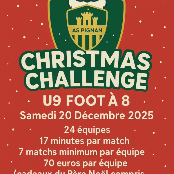 Tournois 2025 U9 de l’AS Pignan
