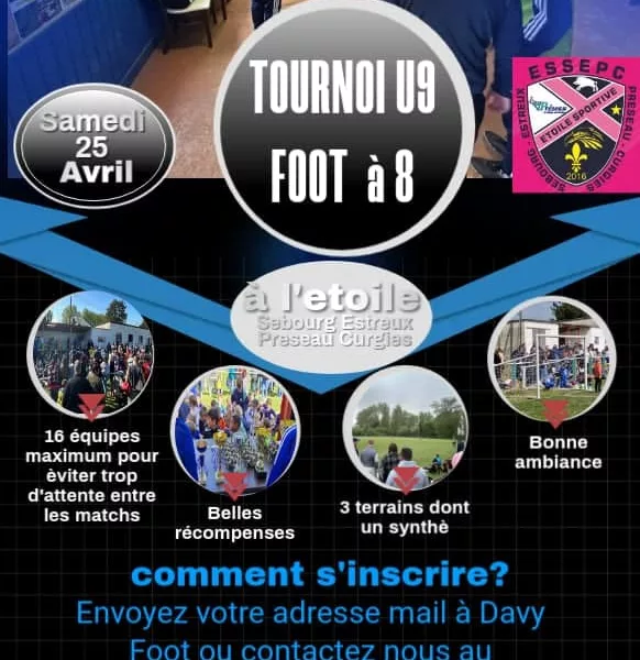 Tournoi 2026 U9 de l’ES Sebourg Estreux Preseau Curgies – Estreux