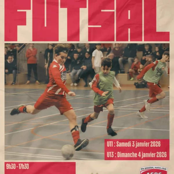 Tournoi Futsal 2026 U13 de l’AS Retiers Coësmes – Retiers