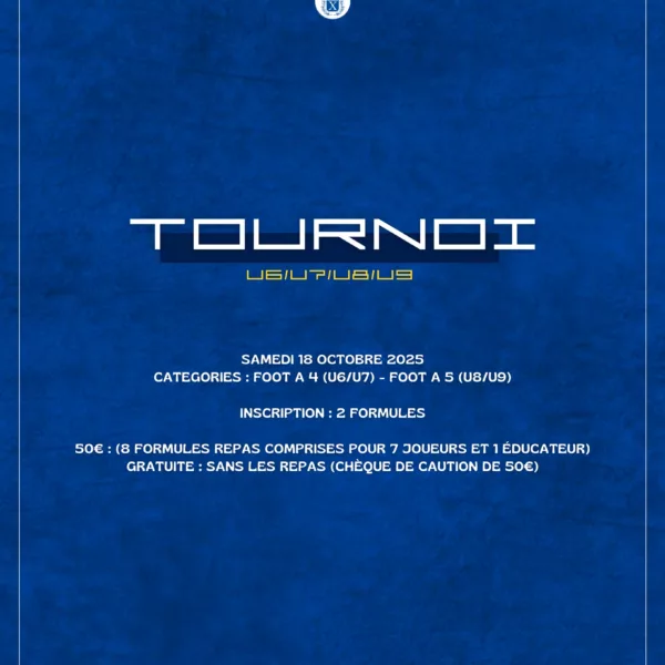 Tournois 2025 U7 & U9 – Saint-André-de-Sangonis