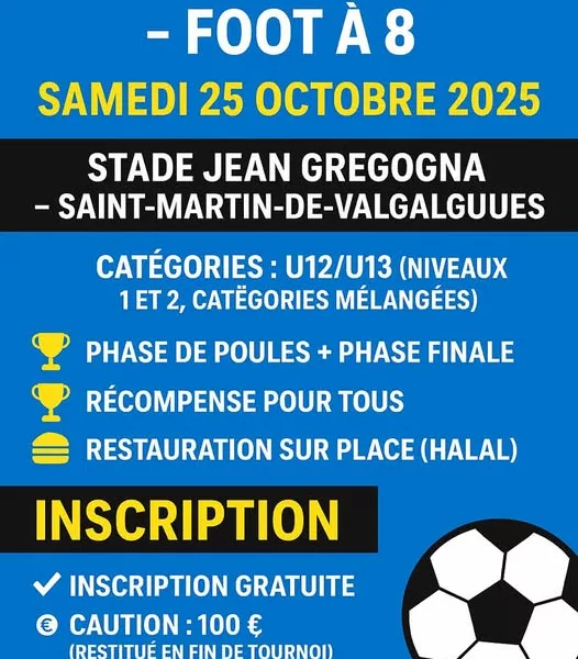 Tournoi 2025 U13 du SC Saint-Martin-de-Valgalgues