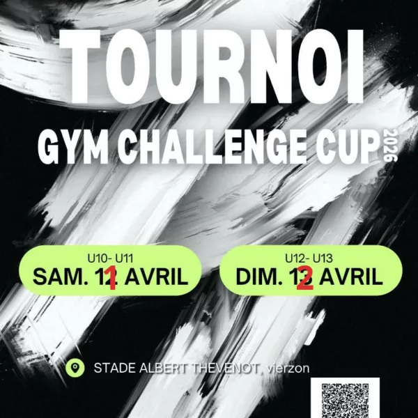Gym Challenge Cup 2026 U13 du Vierzon FC