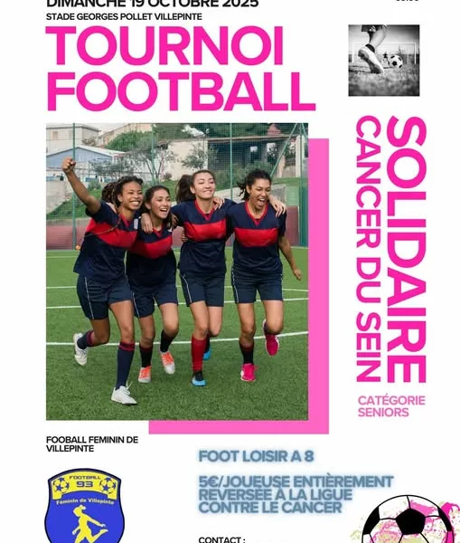 Tournoi Solidaire Cancer du Sein 2025 Seniors F – Villepinte