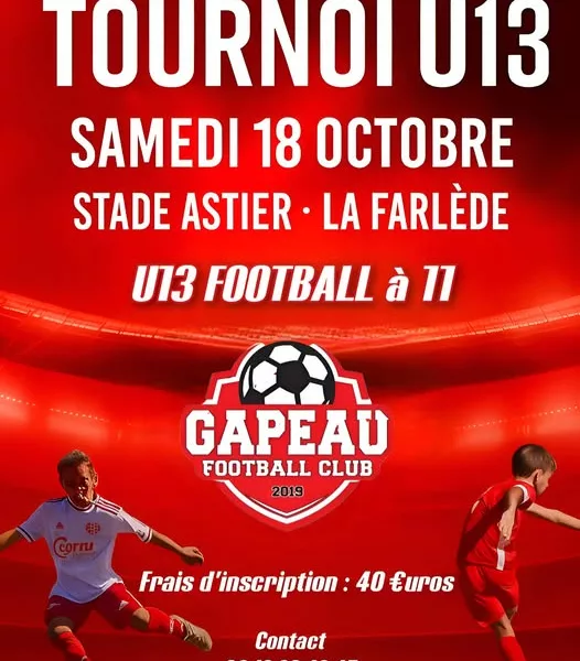Tournoi 2025 U13 du Gapeau FC – La Farlède