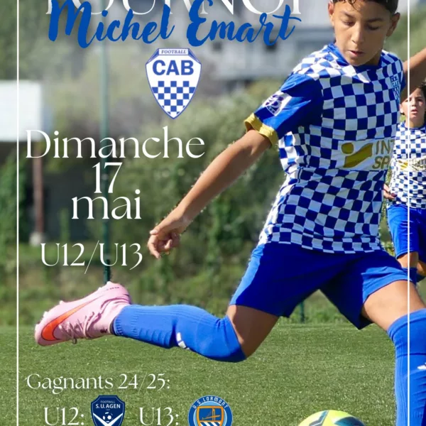 Tournoi Michel Emart 2026 U12 & U13 du CA Bègles