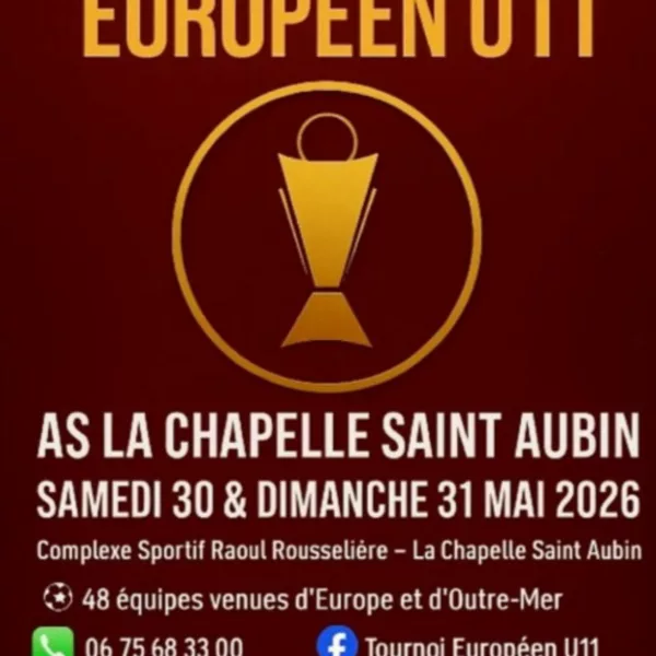 Tournoi Européen 2026 U11 de L’AS Chapelle-Saint-Aubin
