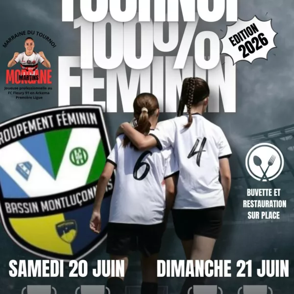 Tournoi 100% Féminin 2026 U15F & U18F du Groupement féminin du Bassin Montluçon – Domérat