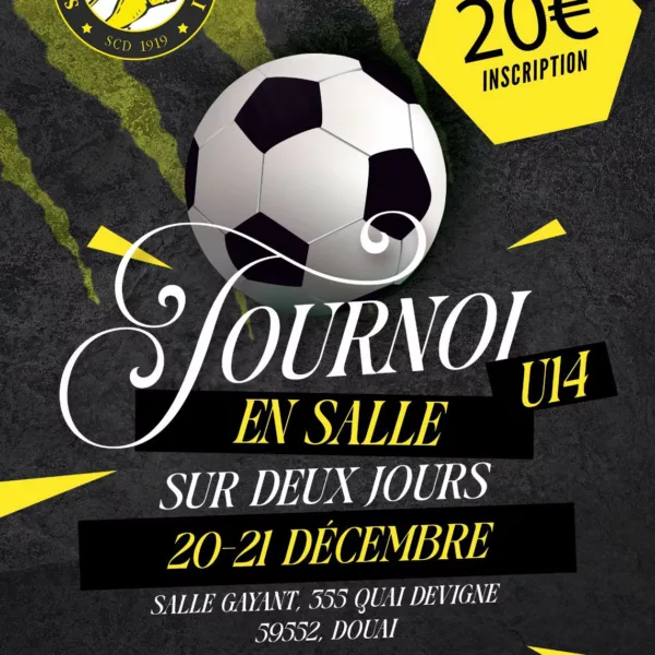 Tournoi en salle 2025 U14 du SC Douai