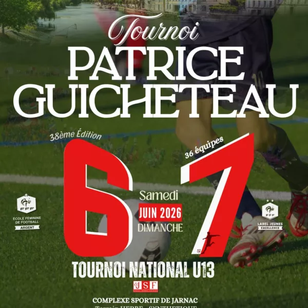 Tournoi Patrice Guicheteau 2026 U13 du Jarnac SF